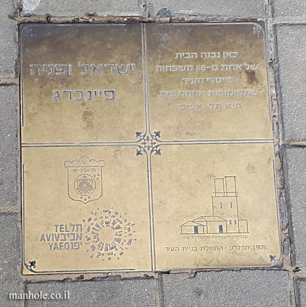 Tel Aviv - The Founders of the City - Israel and Fanya Feinberg