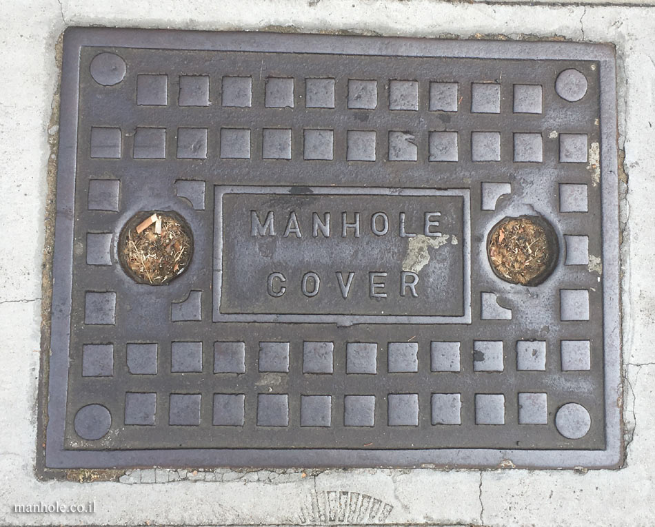 London - Manhole cover is a manhole cover is a manhole cover ...
