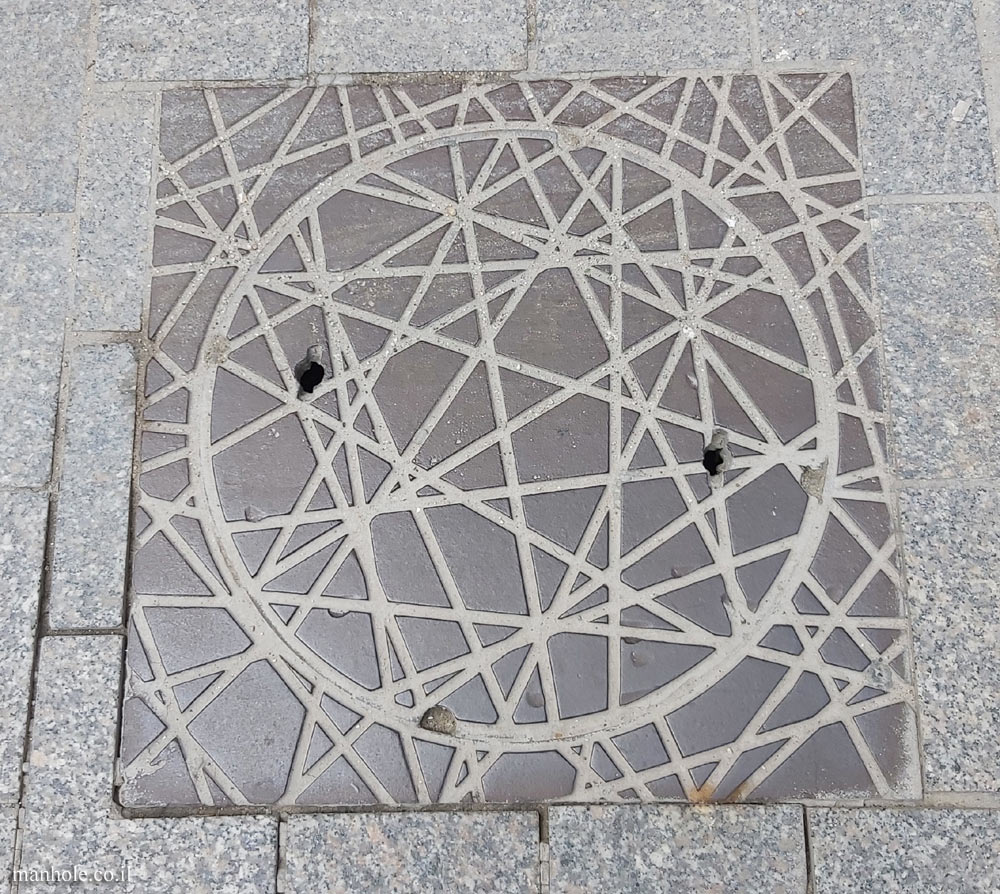 Budapest - Cover with a grid of lines at different angles