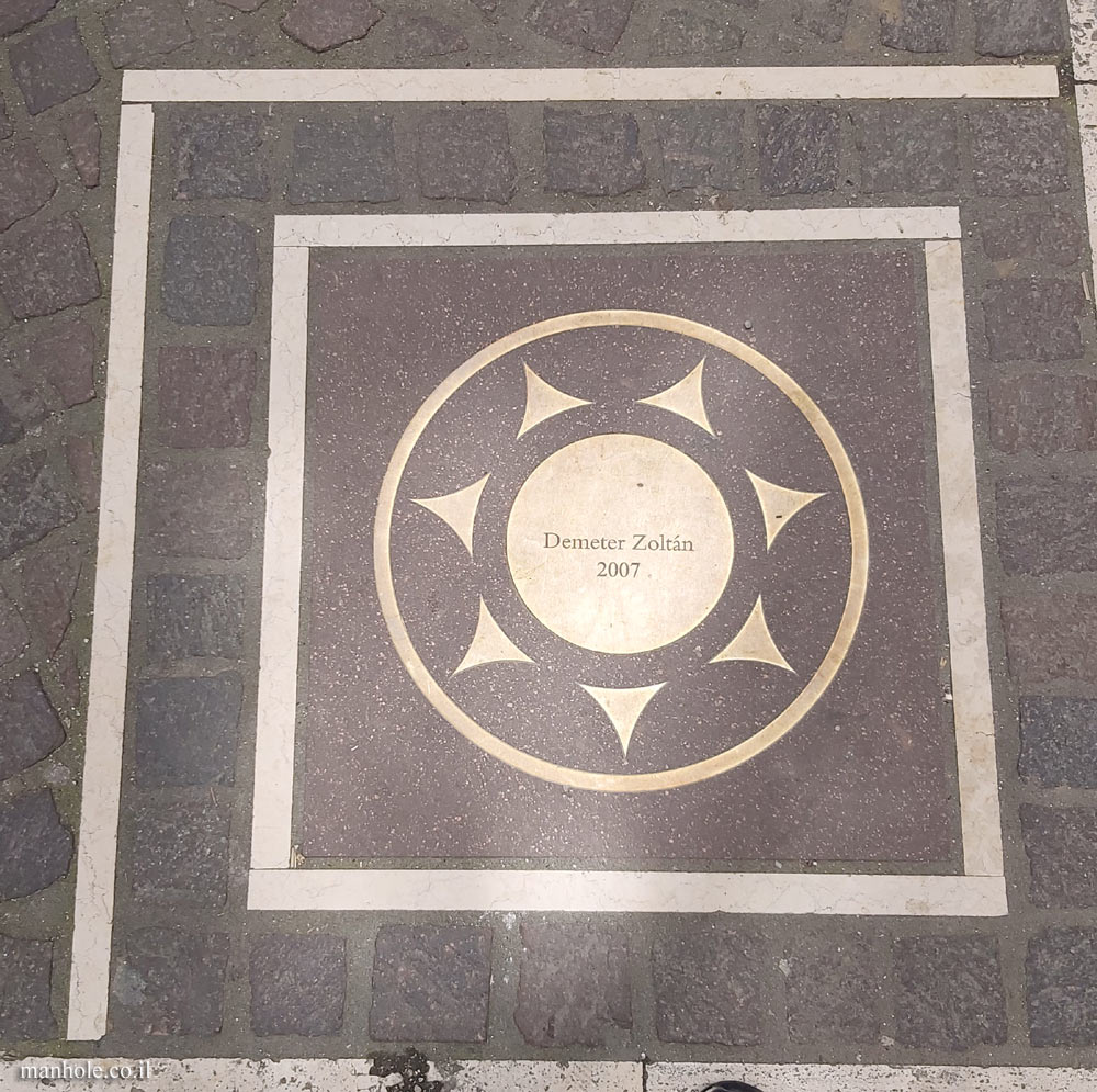 Budapest - Commemorative plaque to Demeter Zoltán