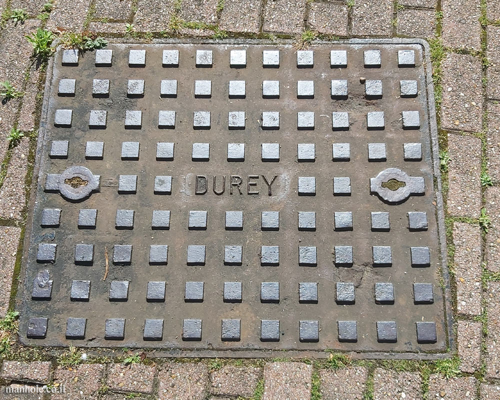 London - Rectangular lid with square bulges - DUREY