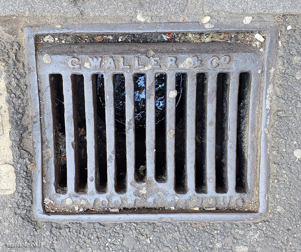London - Pavement drainage made by G. Waller