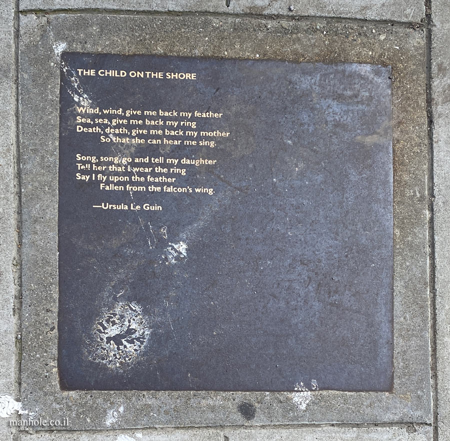 Berkeley - Berkeley Poetry Walk - "The Child on the Shore"  a song by Ursula Le Guin