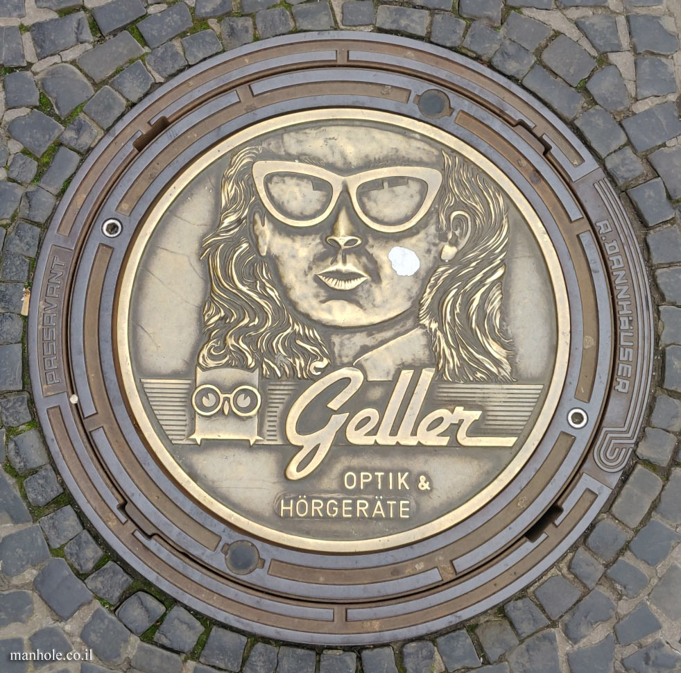 Giessen - cover with details about the Geller optics store