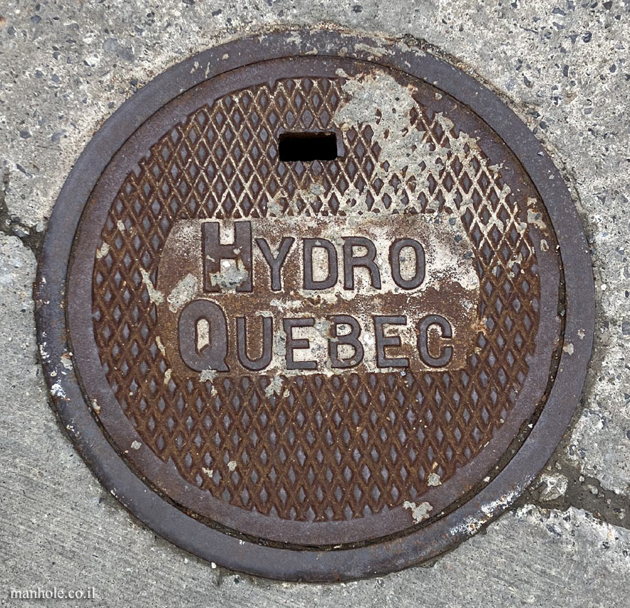 Côte-Saint-Luc - manhole cover used by Hydro-Québec