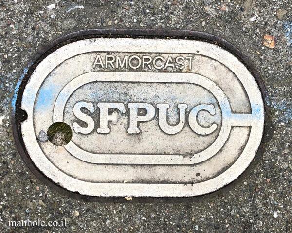 San Francisco - Water - SFPUC - Very small elliptic cover