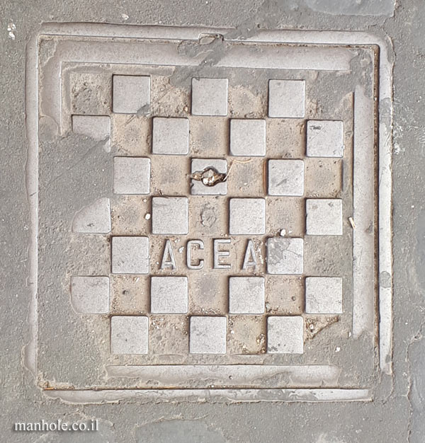 Rome - ACEA - cover with the background of a chessboard 2