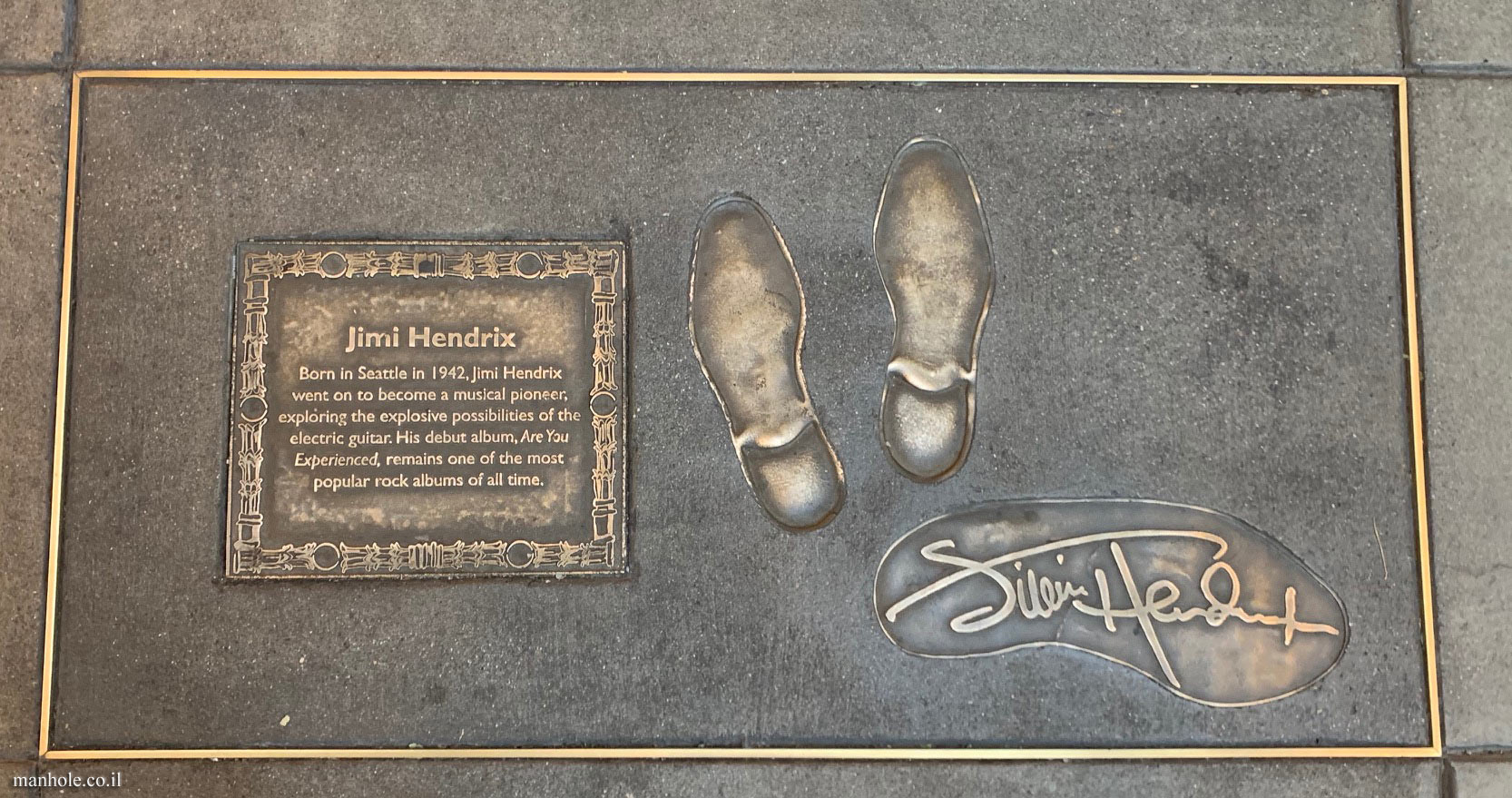 Seattle Walk of Fame - Jimmy Hendrix