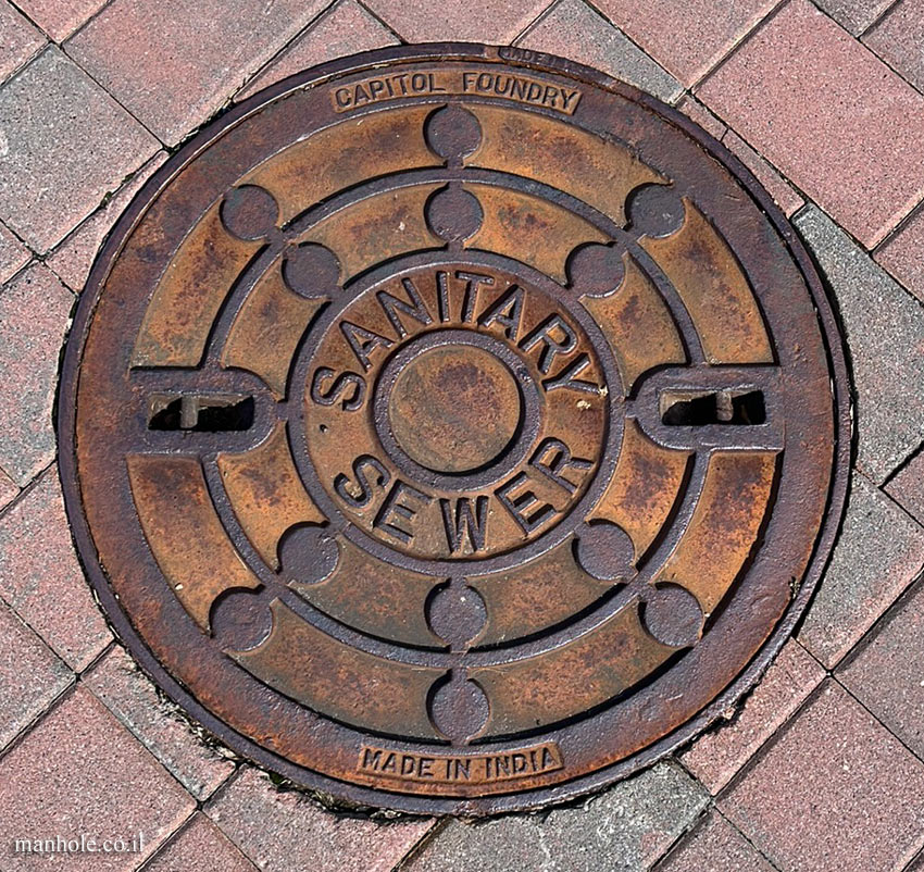 Harrisonburg, VA - Sewer cover made in India (2)